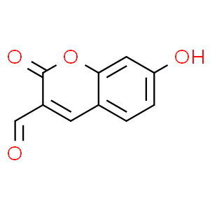 7-Hydroxy-2-oxo-2H-chromene-3-c arbaldehyde  Structure