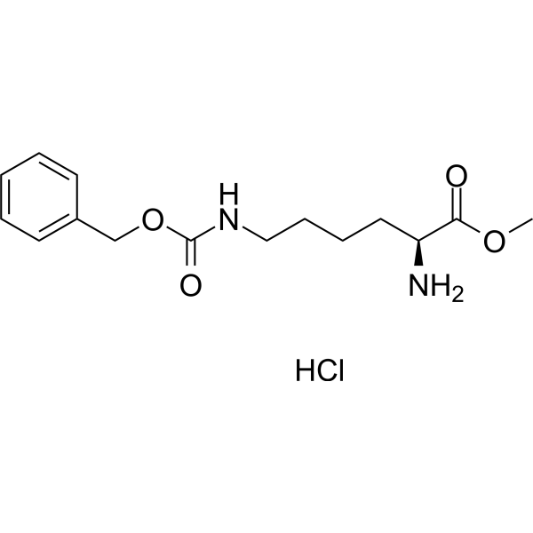 H-Lys(Z)-OMe.HCl Structure