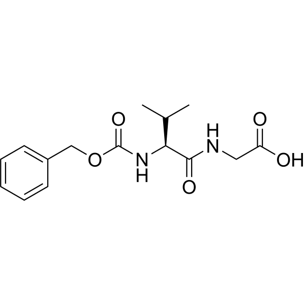 Z-Val-Gly-OH Structure