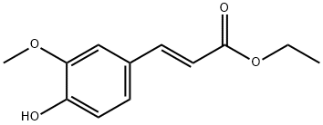 Ethyl (E)-ferulate Structure
