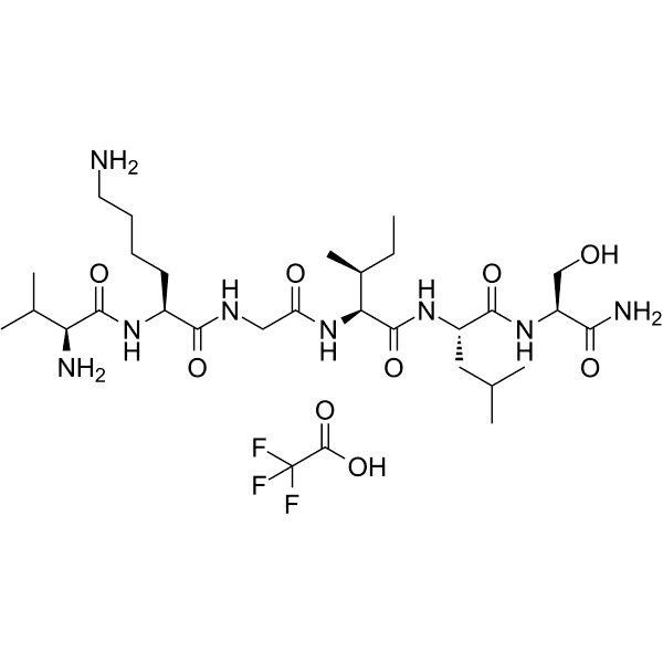 VKGILS-NH2 TFA Structure