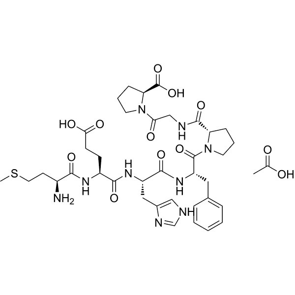 Semax acetate Structure