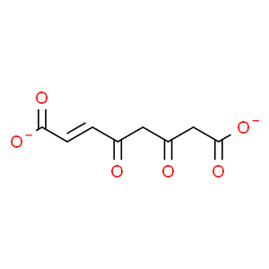 4-Fumarylacetolacetic Acid  Structure