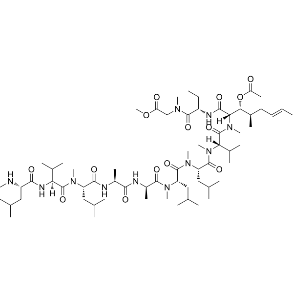 Cyclosporin A-Derivative 1 Free base Structure