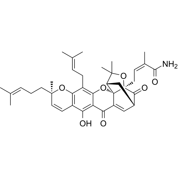 Gambogic amide Structure