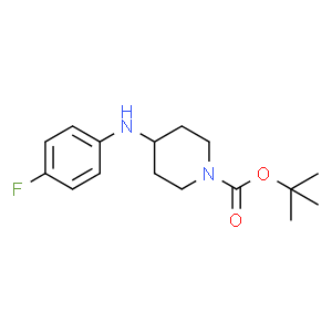 tert-butyl 4-(4-fluoroanilino)piperidine-1-carboxylate  Structure