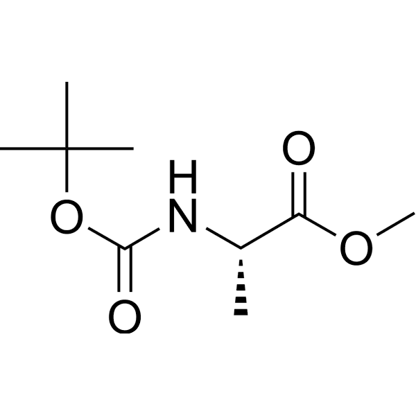 Boc-Ala-OMe Structure