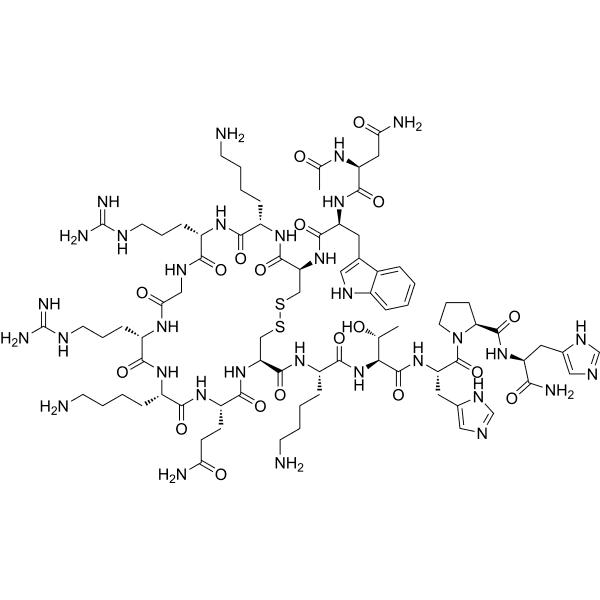 β-Amyloid precursor protein (96-110), cyclized (human) Structure