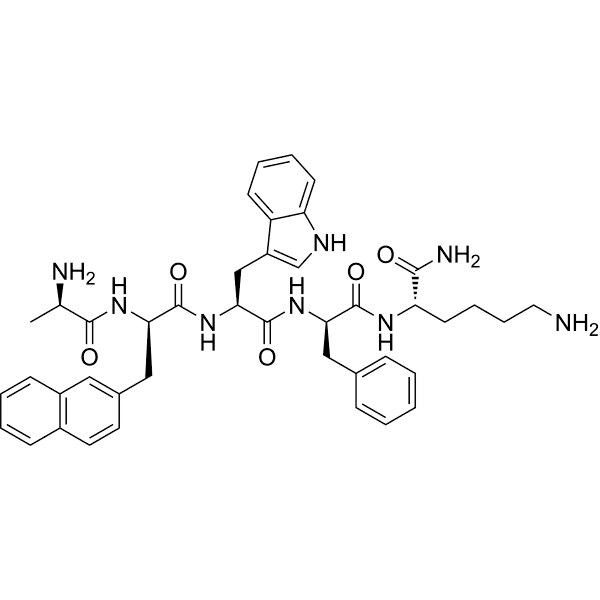 (Des-Ala3)-GHRP-2 Structure