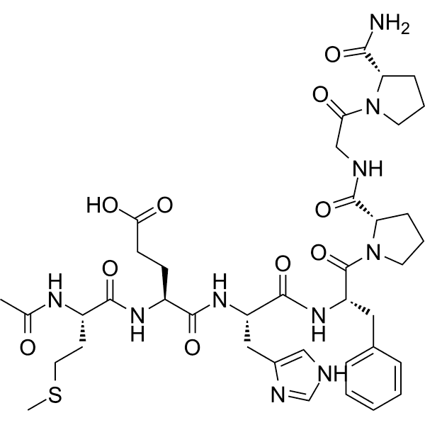 N-Acetyl semax amidate Structure