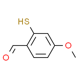2-MERCAPTO-4-METHOXYBENZALDEHYDE  Structure