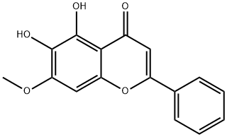 7-O-Methylbaicalein Structure