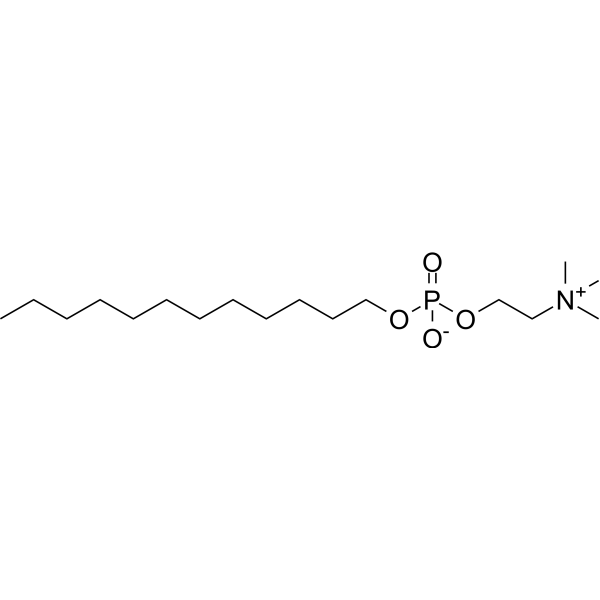 Dodecylphosphocholine  Structure
