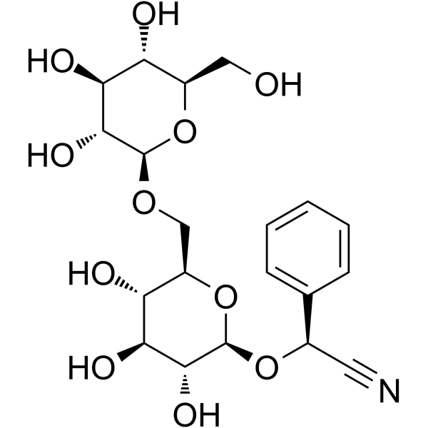 L-Amygdalin Structure