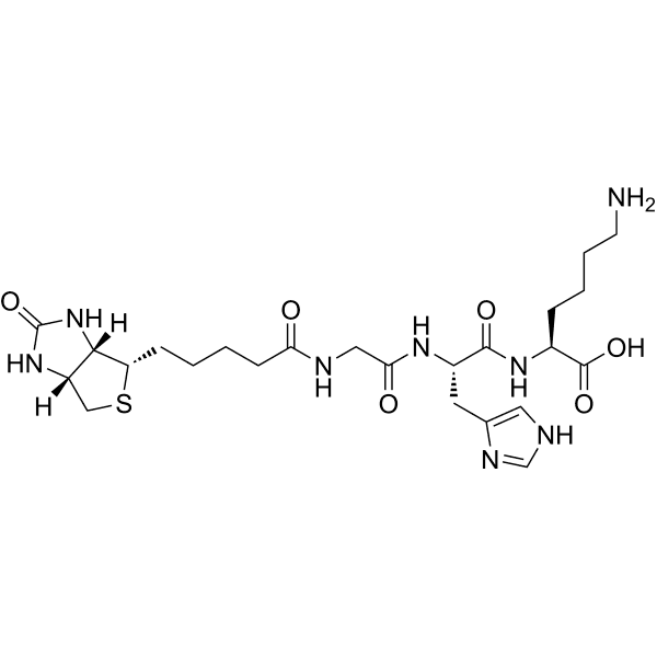 Biotinoyl tripeptide-1 Structure
