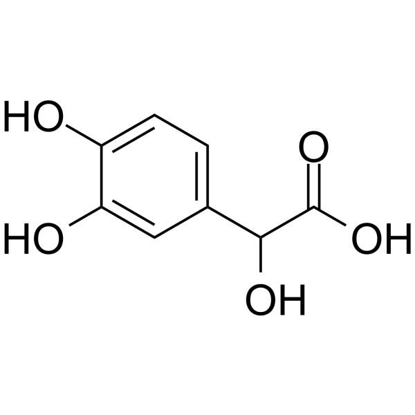 3,4-Dihydroxymandelic acid Structure