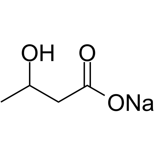 3-Hydroxybutyric acid sodium Structure