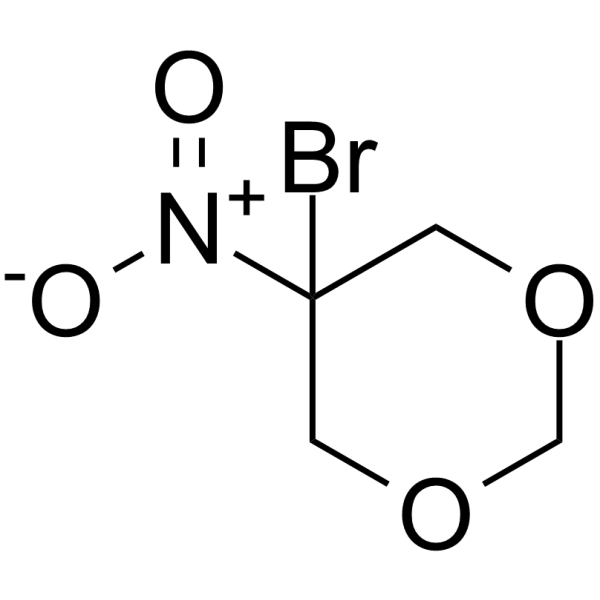 5-Bromo-5-nitro-1,3-dioxane Structure