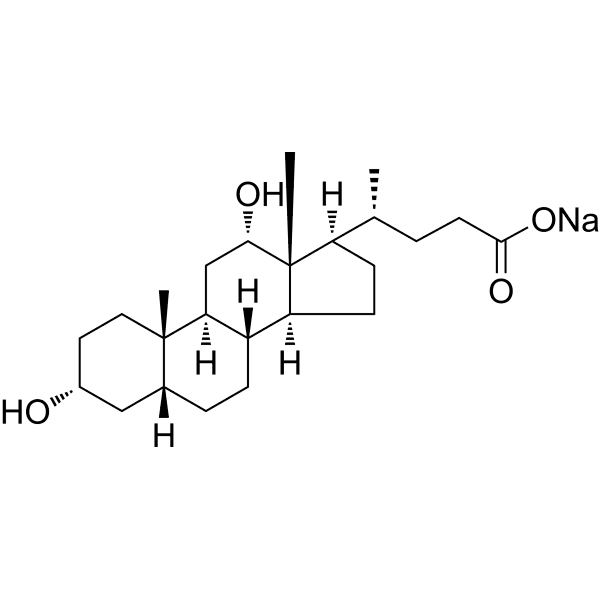 Deoxycholic acid sodium salt Structure