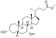 Chenodeoxycholic acid methyl ester Structure