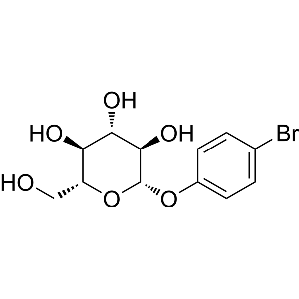 ß-pBrPh-Glc Structure