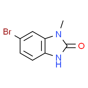 6-Bromo-1-methyl-1H-benzo[d]imidazol-2(3H)-one  Structure