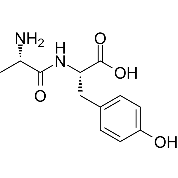 H-Ala-Tyr-OH Structure