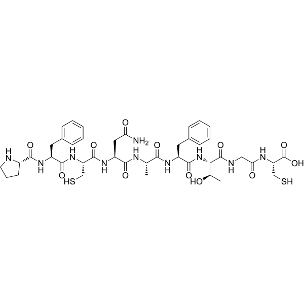 Crustacean cardioactive peptide, free acid Structure