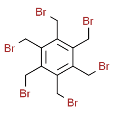 Hexakis(bromomethyl)benzene  Structure