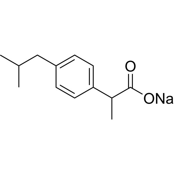 Ibuprofen sodium Structure