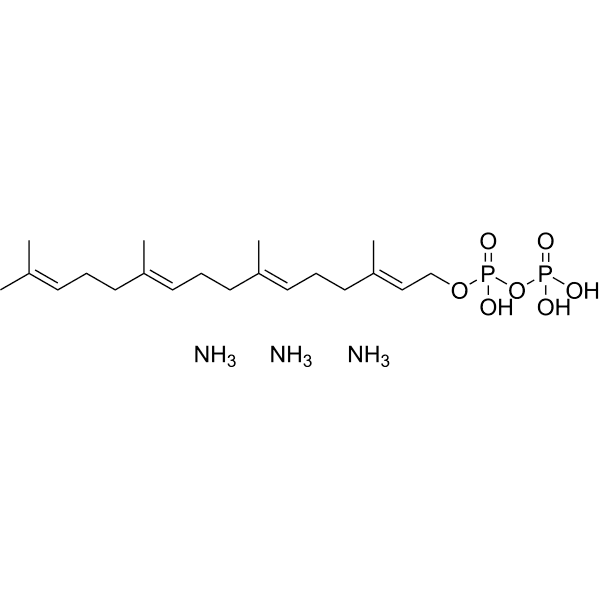 Geranylgeranyl pyrophosphate triammonium Structure