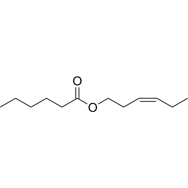 cis-3-Hexenyl Hexanoate Structure