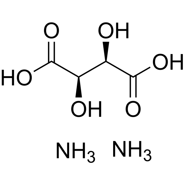 L-Tartaric acid diammonium Structure
