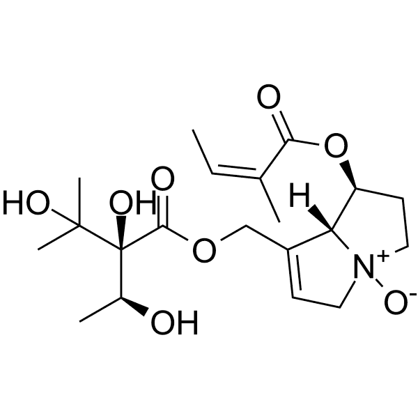 Heliosupine N-oxide Structure