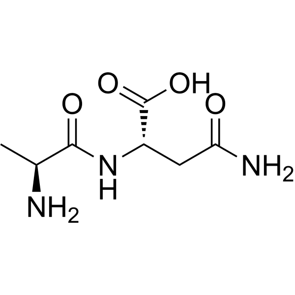 N2-L-Alanylasparagine Structure