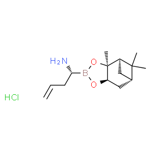 (R)-BoroAlg(+)-Pinanediol-HCl  Structure