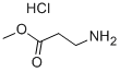 Methyl 3-aminopropanoate hydrochloride Structure