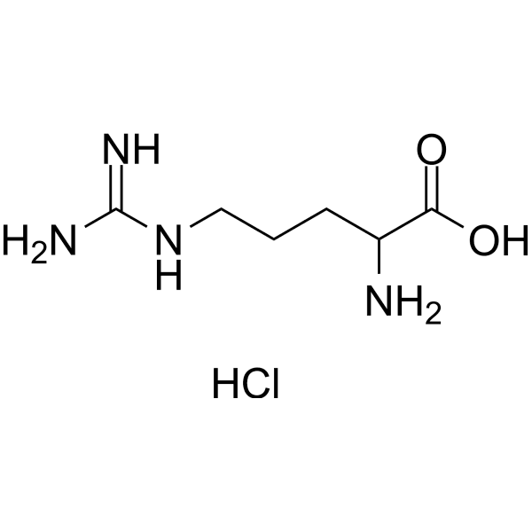 Arginine hydrochloride Structure