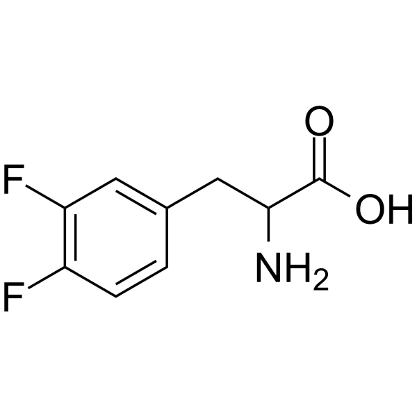 3, 4-Difluorophenylalanine Structure