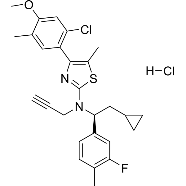 Crinecerfont hydrochloride Structure