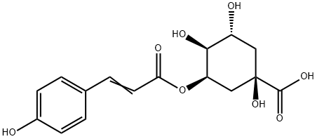 5-O-Coumaroylquinic acid Structure