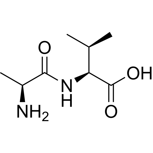 H-Ala-Val-OH Structure