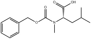 (S)-2-(((Benzyloxy)carbonyl)(methyl)amino)-4-methylpentanoic acid Structure