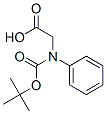(αR)-α-[[(1,1-Dimethylethoxy)carbonyl]amino]benzeneacetic acid Structure