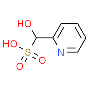 α-Hydroxy-2-pyridinemethanesulfonic acid  Structure