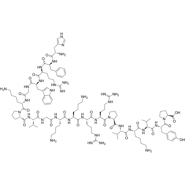 ACTH (6-24) (human) Structure