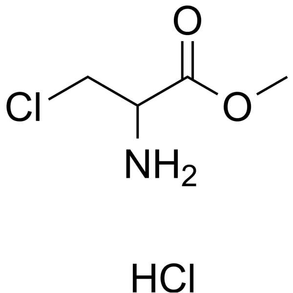 Methyl 2-amino-3-chloropropanoate hydrochloride Structure