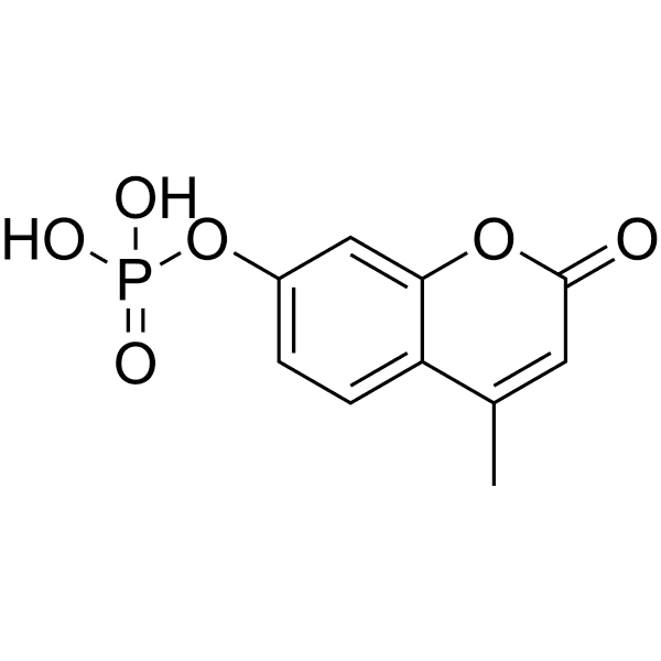 4-Methylumbelliferyl phosphate Structure