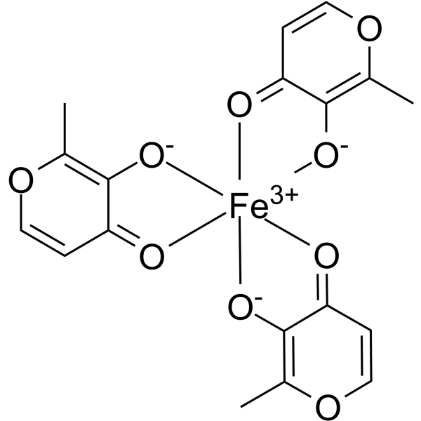 Ferric maltol Structure