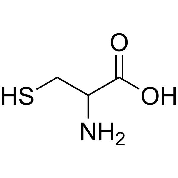 2-Amino-3-mercaptopropanoic acid Structure